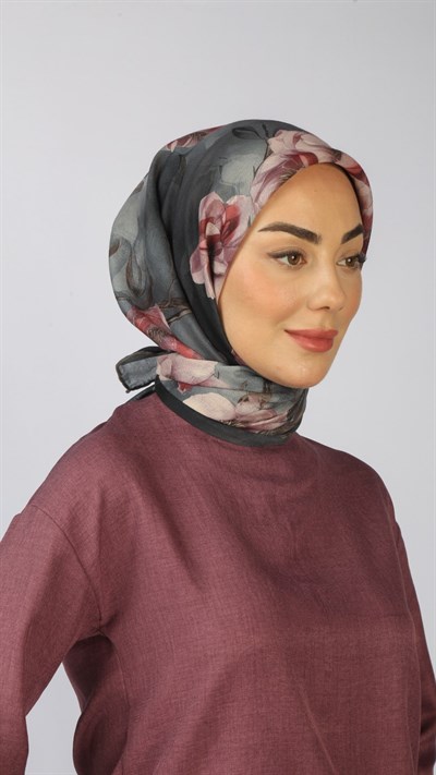 Locella Soft Pamuk Eşarp Antrasit