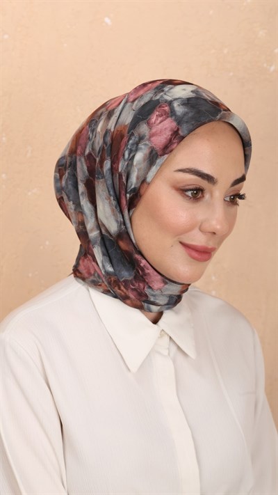 Locella Soft Pamuk Eşarp Gri