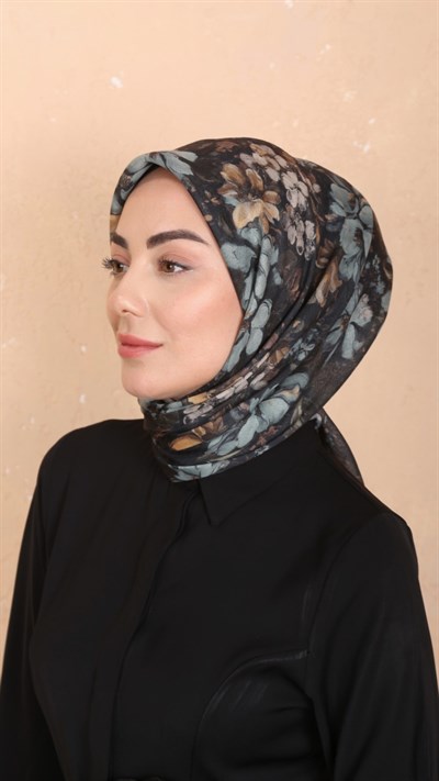 Locella Soft Pamuk Eşarp Siyah