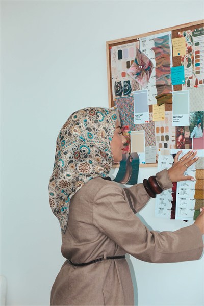 Locella Soft Pamuk Eşarp Vizon