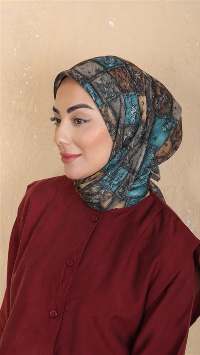 Locella Soft Pamuk Eşarp Koyu Vizon