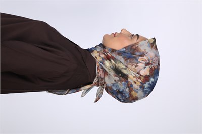 Locella Soft Pamuk Eşarp Kahve