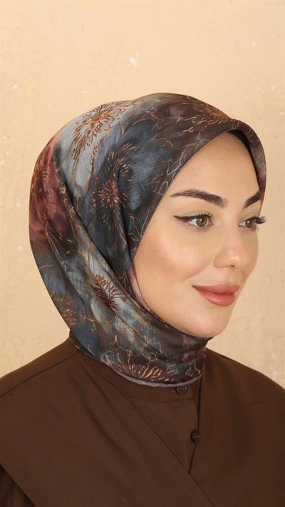 Locella Soft Pamuk Eşarp Kahve