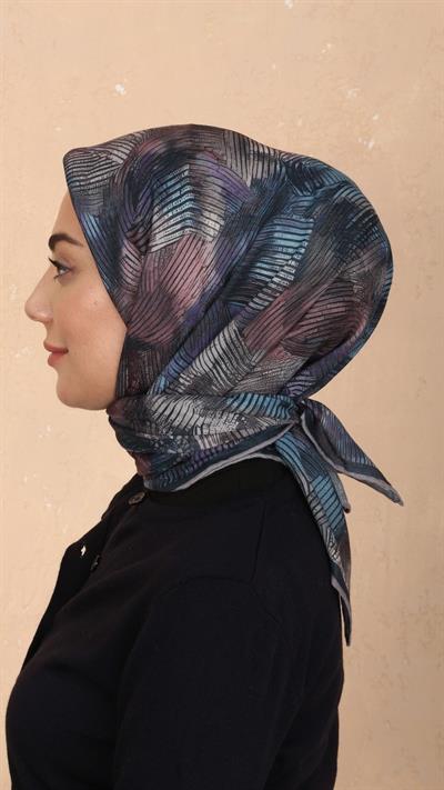 Locella Soft Pamuk Eşarp Petrol-7