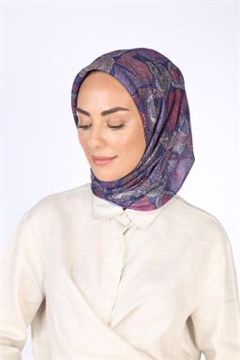 Locella Soft Pamuk Eşarp-Mor