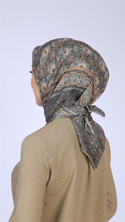 Locella Soft Pamuk Eşarp Gri