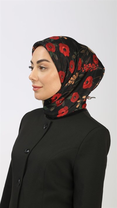 Locella Soft Pamuk Eşarp Kırmızı