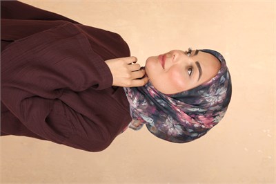 Locella Soft Pamuk Eşarp-Petrol Mavisi