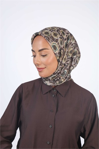 Locella Soft Pamuk Eşarp Pudra