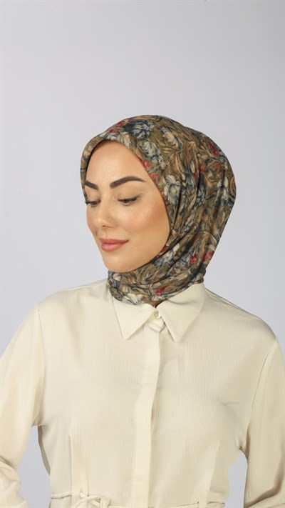 Locella Soft Pamuk Eşarp Olive