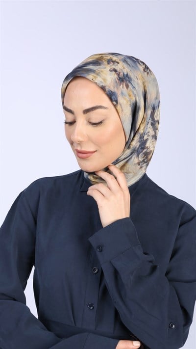 Locella Soft Pamuk Eşarp Gri