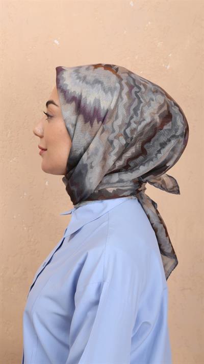 Locella Soft Pamuk Eşarp Gri