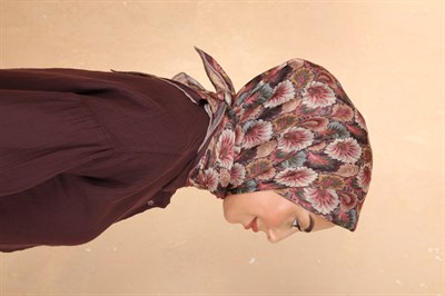 Locella Soft Pamuk Eşarp Mürdüm