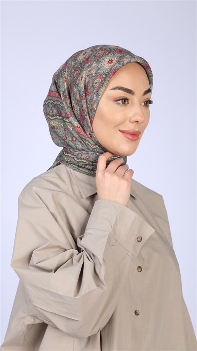 Locella Soft Pamuk Eşarp Yeşil