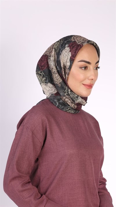 Locella Soft Pamuk Eşarp Koyu Yeşil