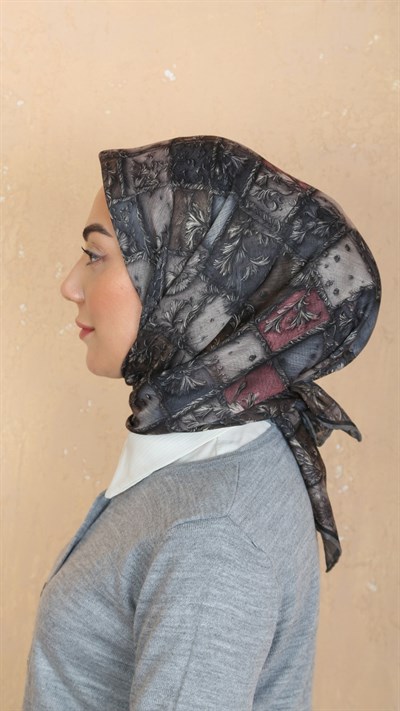 Locella Soft Pamuk Eşarp Antrasit
