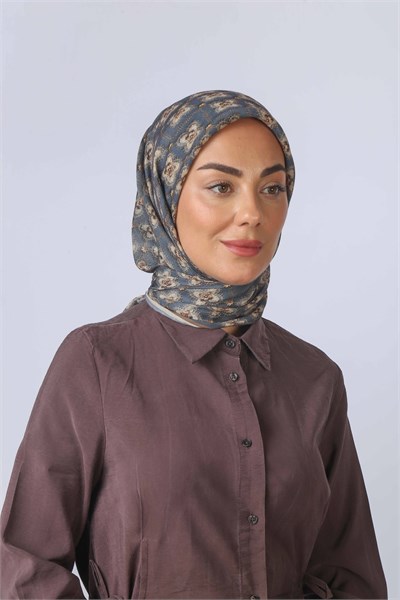 Locella Soft Pamuk Eşarp Gri