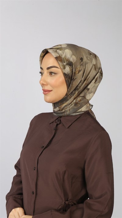 Locella Soft Pamuk Eşarp Olive