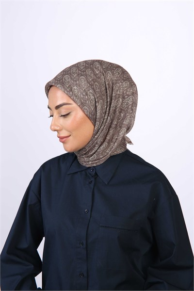Locella Soft Pamuk Eşarp Çikolata Kahve