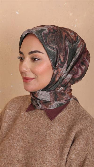 Locella Soft Pamuk Eşarp Yeşil