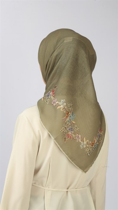 Locella Soft Pamuk Eşarp Açık Yeşil