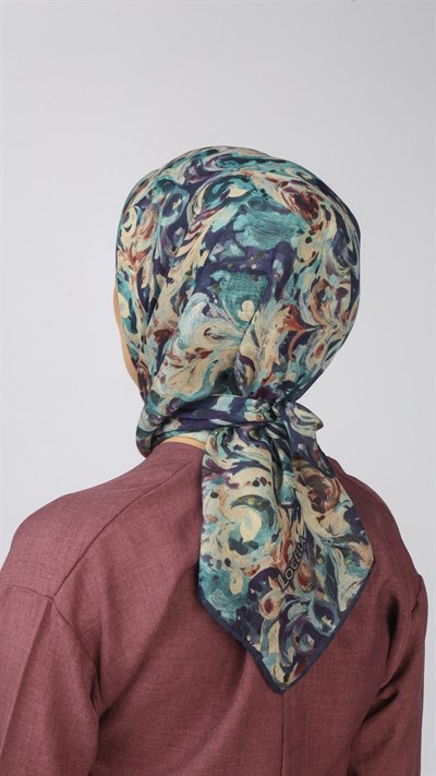 Locella Soft Pamuk Eşarp Mor