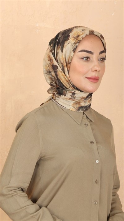 Locella Soft Pamuk Eşarp Sarı