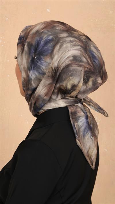 Locella Soft Pamuk Eşarp Vizon-10