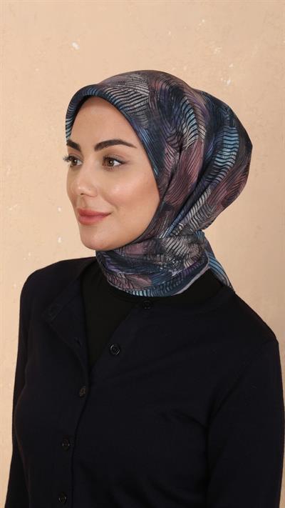 Locella Soft Pamuk Eşarp Petrol-7