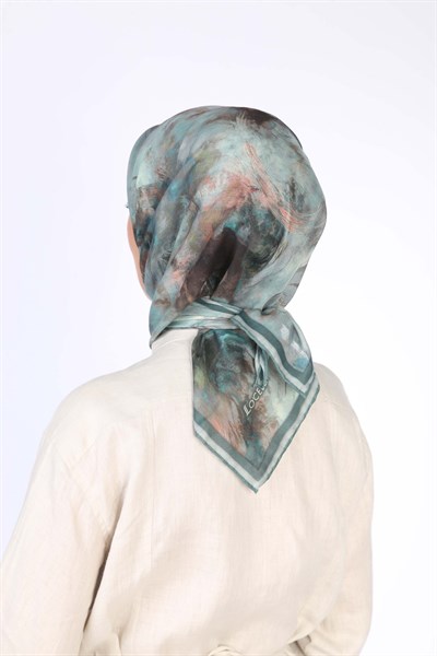 Locella Soft Pamuk Eşarp Mint Yeşili