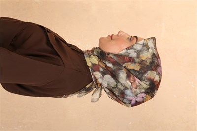 Locella Soft Pamuk Eşarp Yeşil