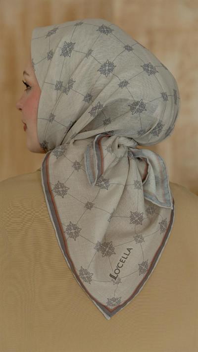 Locella Soft Pamuk Eşarp Taş-3