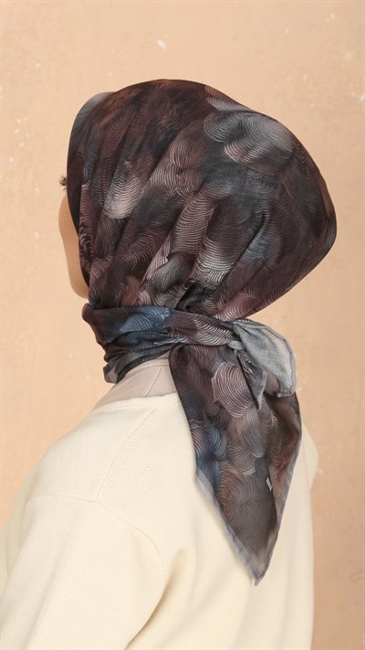 Locella Soft Pamuk Eşarp Gri