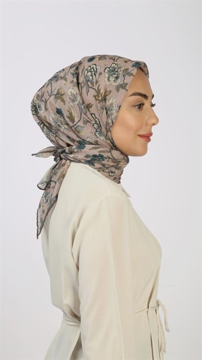 Locella Soft Pamuk Eşarp Gül Kurusu