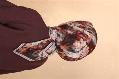 Locella Soft Pamuk Eşarp-Bordo