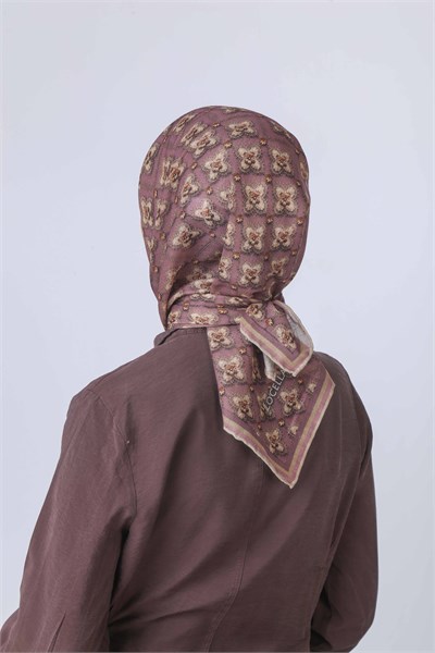 Locella Soft Pamuk Eşarp Mor