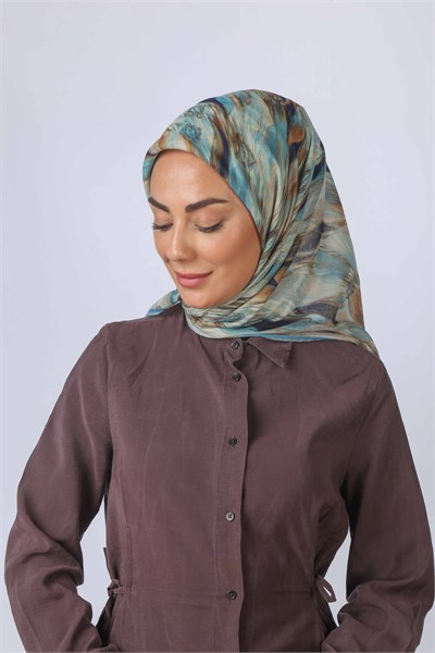 Locella Soft Pamuk Eşarp Açık Mavi