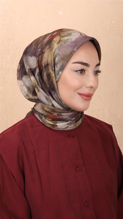 Locella Soft Pamuk Eşarp Kakao