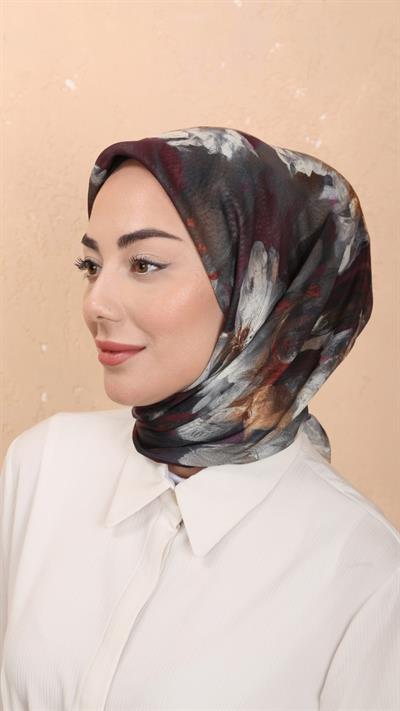 Locella Soft Pamuk Eşarp Mürdüm