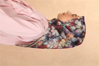 Locella Soft Pamuk Eşarp Siyah