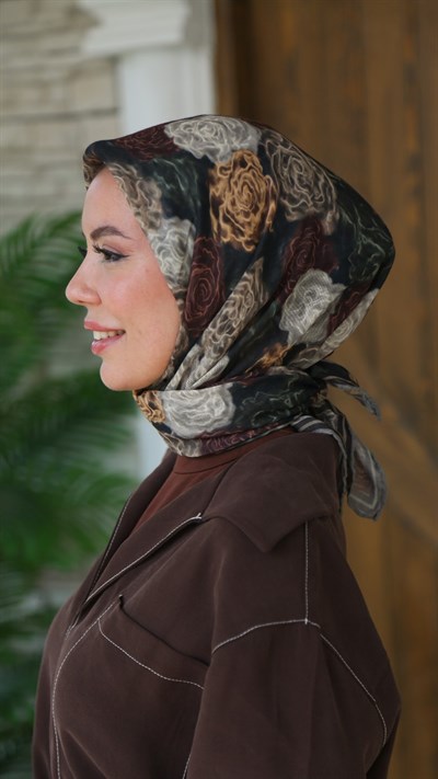 Locella Soft Pamuk Eşarp Acı Kahve