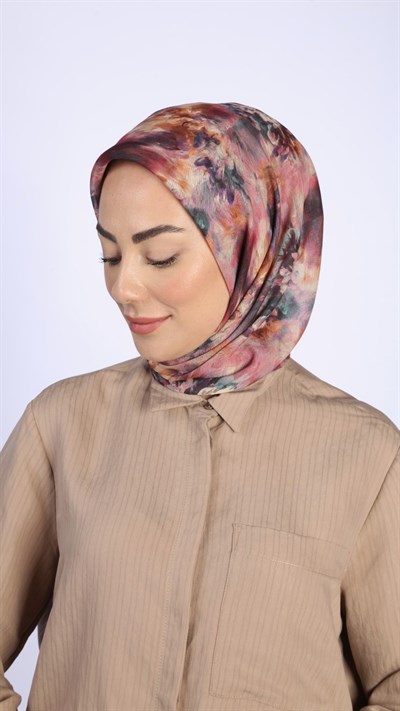 Locella Soft Pamuk Eşarp Pembe