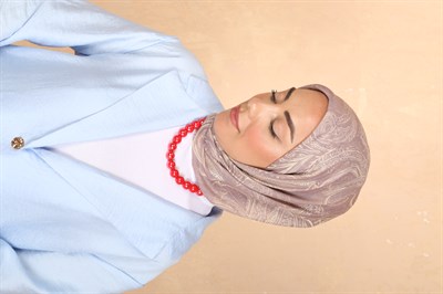 Locella Soft Pamuk Eşarp Gül Kurusu