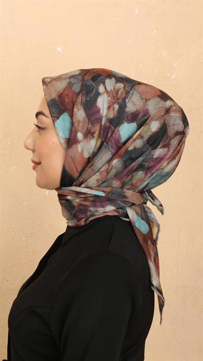 Locella Soft Pamuk Eşarp Çok Renkli