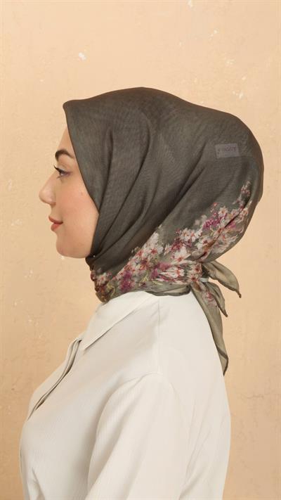 Locella Soft Pamuk Eşarp Yeşil