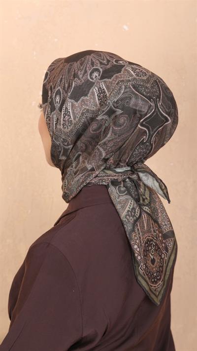 Locella Soft Pamuk Eşarp Yeşil