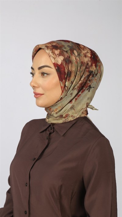 Locella Soft Pamuk Eşarp Açık Vizon