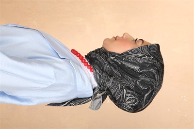 Locella Soft Pamuk Eşarp Siyah