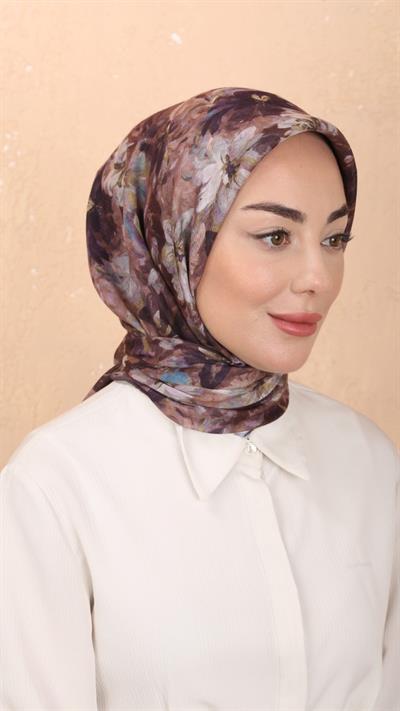 Locella Soft Pamuk Eşarp Gül Kurusu