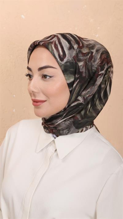 Locella Soft Pamuk Eşarp Yeşil